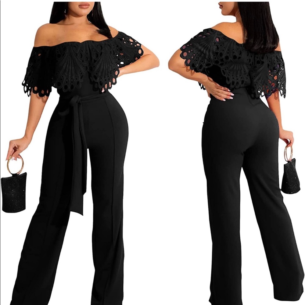 Unworn black jumpsuit